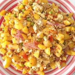 A picture of Egg and potatoes mix.