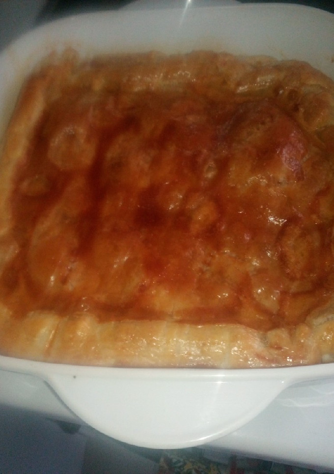 Una foto de Empanada de pollo y queso