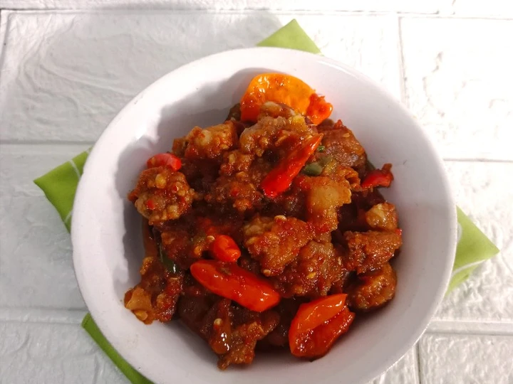 Langkah Gampang Menyiapkan Resep Oseng Mercon daging tetelan khas jogja yang Menggugah Selera