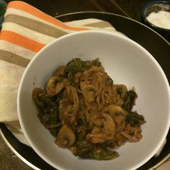 A picture of Smothered Chard.