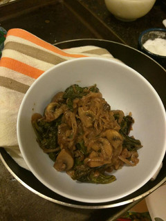 A picture of Smothered Chard.