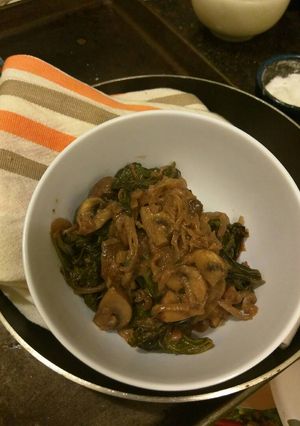 A picture of Smothered Chard.