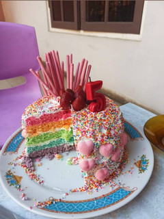 Foto resep Rainbow cake