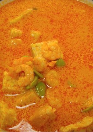 Foto resep Gulai Udang dengan Tempe & Pete