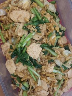 Foto resep Mie goreng bakso ikan