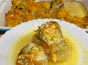 Фото Хек з овочами в духовці😋.