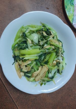 辣炒青江菜絲 的食譜成品照片