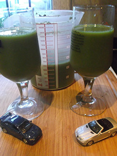 Una foto de Batido de peras y espinacas