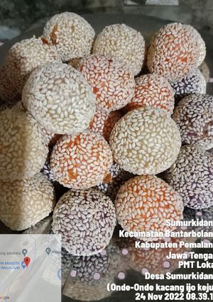 Foto resep Onde-onde kacang ijo keju