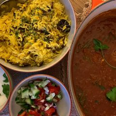 A picture of Lamb Madras.