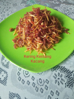 Foto resep 3 K (Kering Kentang Kacang)