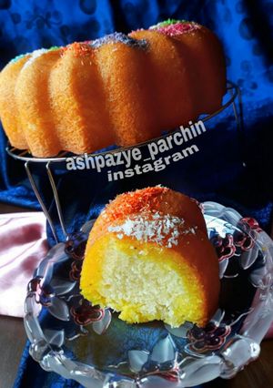 عکسی از دستور کیک شربتی نارگیلی بدون فر 🌸