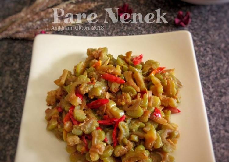 Cara Siapkan LezatPare Nenek