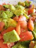 Ovacado tomato salad