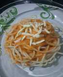 Pasta con salsa de jitomate - pasta ñom ñom