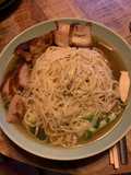 Nudelsuppe mit Pork Belly und Ente