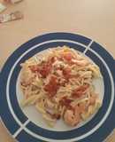 Espagueti & Fusill con Camarones