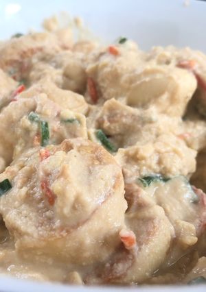 Foto resep Tofu saus telur asin