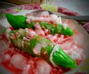 Masakan Unik Es Pisang Ijo Sedap