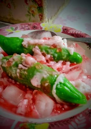 Foto resep Es Pisang Ijo
