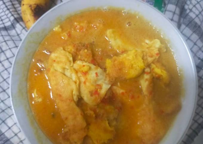 Resep Gulai Telur Dadar Resep Gulai Telur Dadar