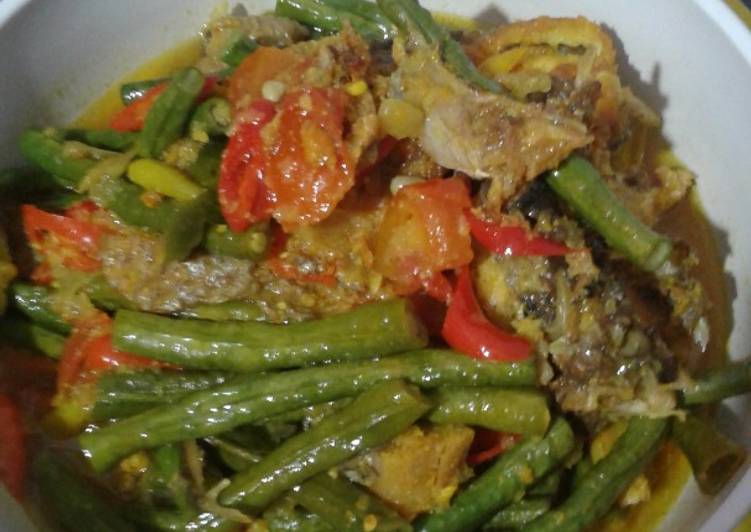 Resep Mujaer Bumbu Kuning -kacang panjang Anti Gagal