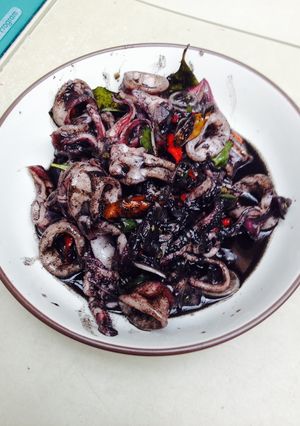 Foto resep Tumis cumi 😊