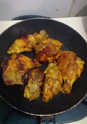 Foto resep 4 Ayam bakar teflon