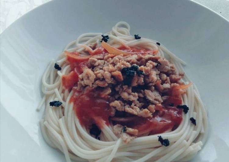 SPAGETTI BOLOGNESE GERCEP (homemade) #mpasi19m #antigtm