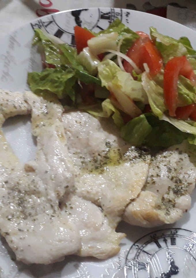 Una foto de Pechuga a la plancha