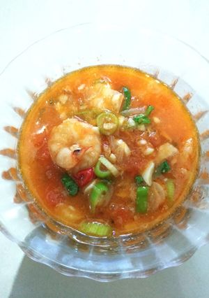 Foto resep Udang Saus Tomat