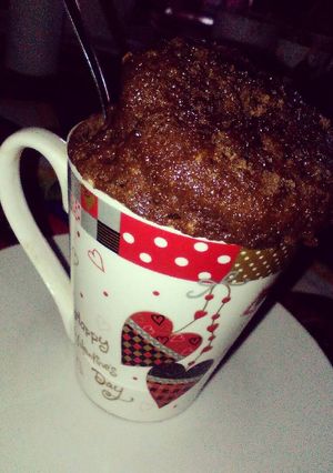 Una foto de Bizcochuelo en taza al microondas