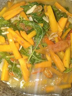 Foto resep Tumis bayam udang rebon