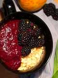 Lila Brombeer Bowl