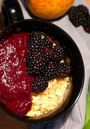 Lila Brombeer Bowl Rezepthauptbild