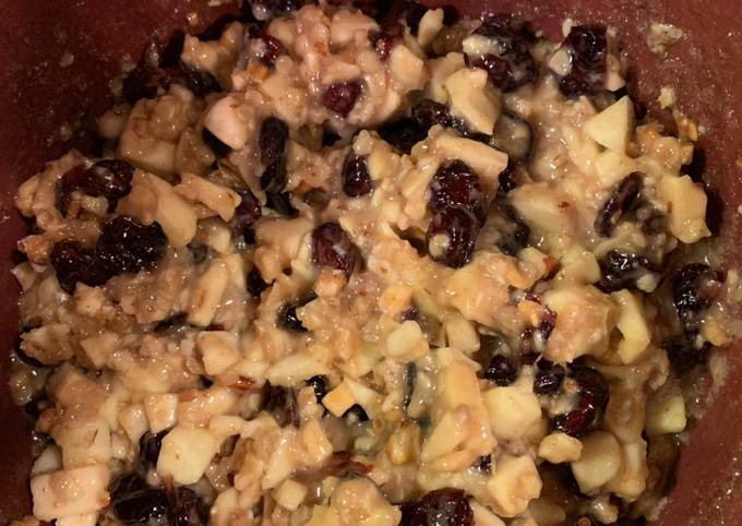 How to Prepare Quick Cranberry-Apple Casserole