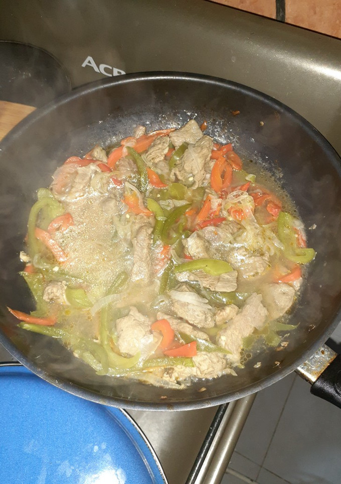 Una foto de Arrachera salteada