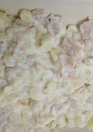 Una foto de Papas con crema