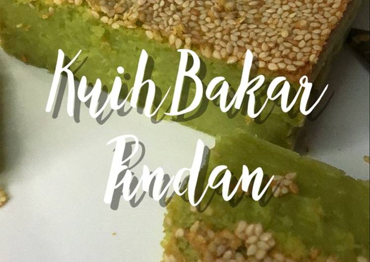 Langkah Langkah Buat Kuih Bakar Pandan 💚 yang Sedap