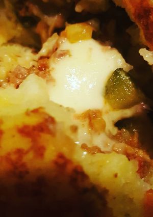 Una foto de Bombas de papas con carne molida y queso!!!