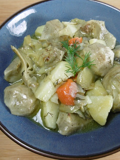 A picture of Artichoke Veggie Recipe (Agkinares a lá polita).