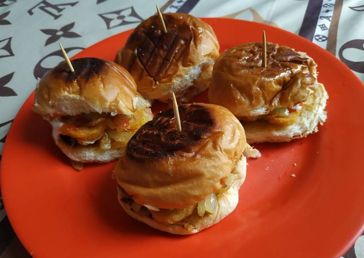 Resep Burger mini ala2 | Cara Buat Burger mini ala2 Yang Lezat