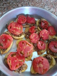 صورة لوصفة صينية البطاطا باللحمه