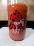 Licuado rojo pasion (sandía, frutillas y granadina)