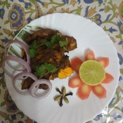 A picture of Dry chicken.