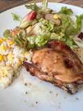 Pollo a la mostaza miel