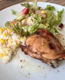 Pollo a la mostaza miel