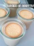 Natillas con algarrobo