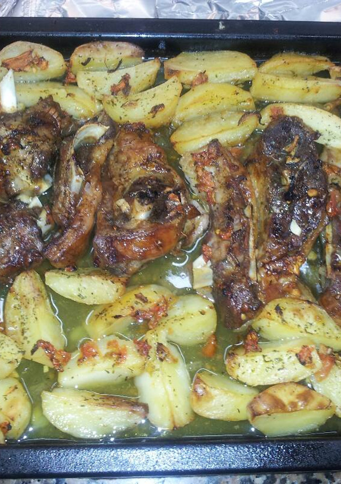 Una foto de Asado de cordero