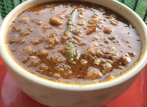 A picture of Amritsari chole.